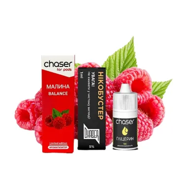 Набір Chaser For Pods 10 мл 65 мг Малина